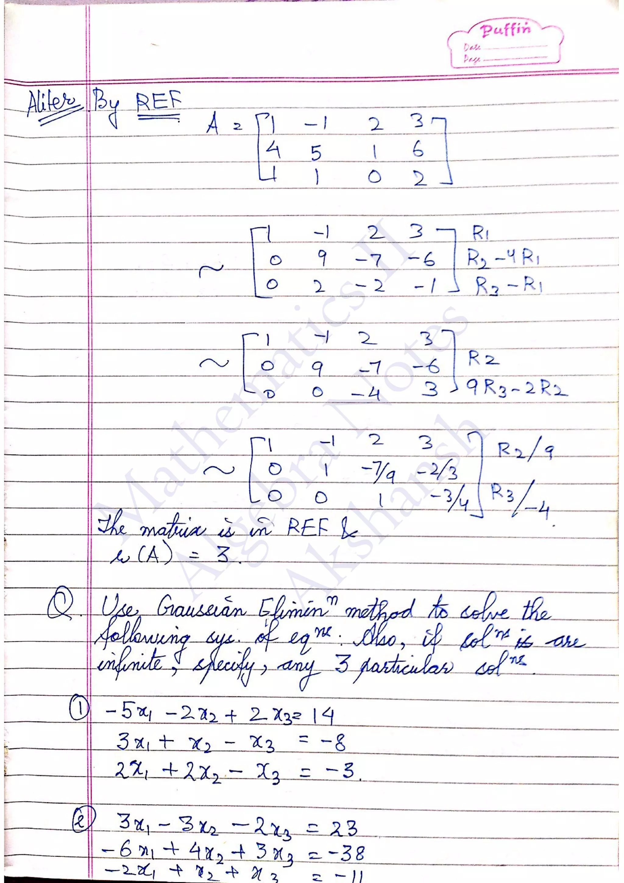 M
athem
aticsII
AlgebraN
otes
Akshansh
 