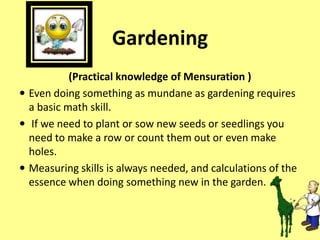 Maths in daily life | PPTX