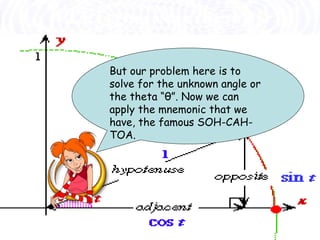 Take a look at the example below.  In the picture below, an observer is standing at the  top of a building and looking straight ahead at the  birds (horizontal line).  The observer must lower  his eyes to see the car parked (slanting line). The  angle formed between the  two lines  is called the  angle of depression. 