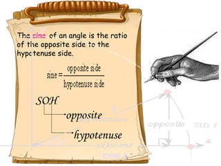 Assignment Find the height of a hot air balloon which is  directly above a nipa hut if the angle of  depression of a carabao, 62 m away from the  nipa hut is 14 º55’. Note:  Use the possible trigonometric function/s in  answering your assignment. 