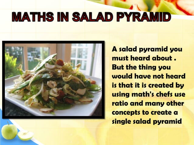 Maths in food | PPTX