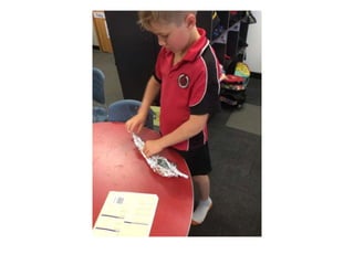 Maths investigations foil boats