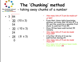 Maths in year 3,4 5 and 6