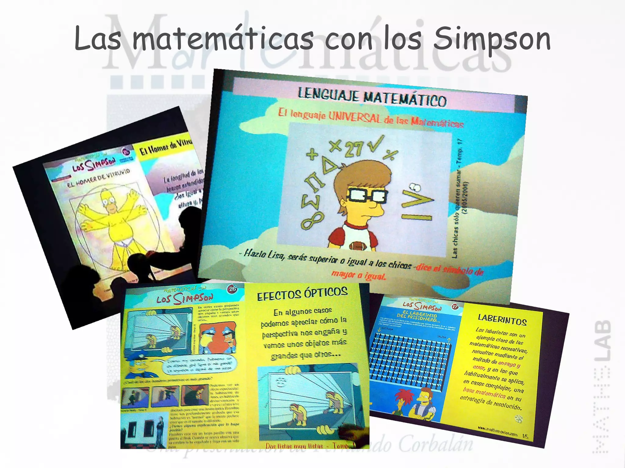 Las matemáticas con los Simpson 