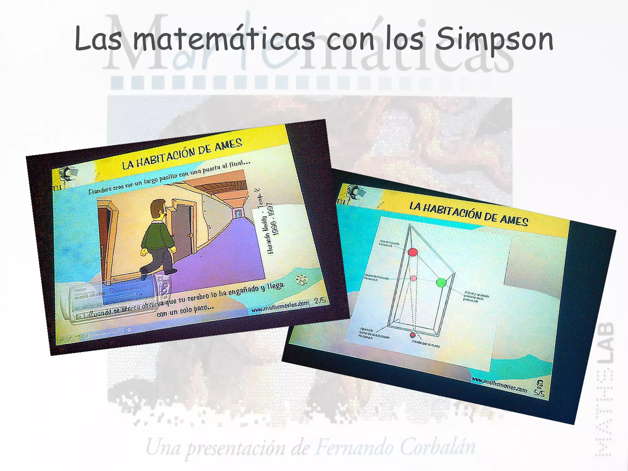 Las matemáticas con los Simpson 