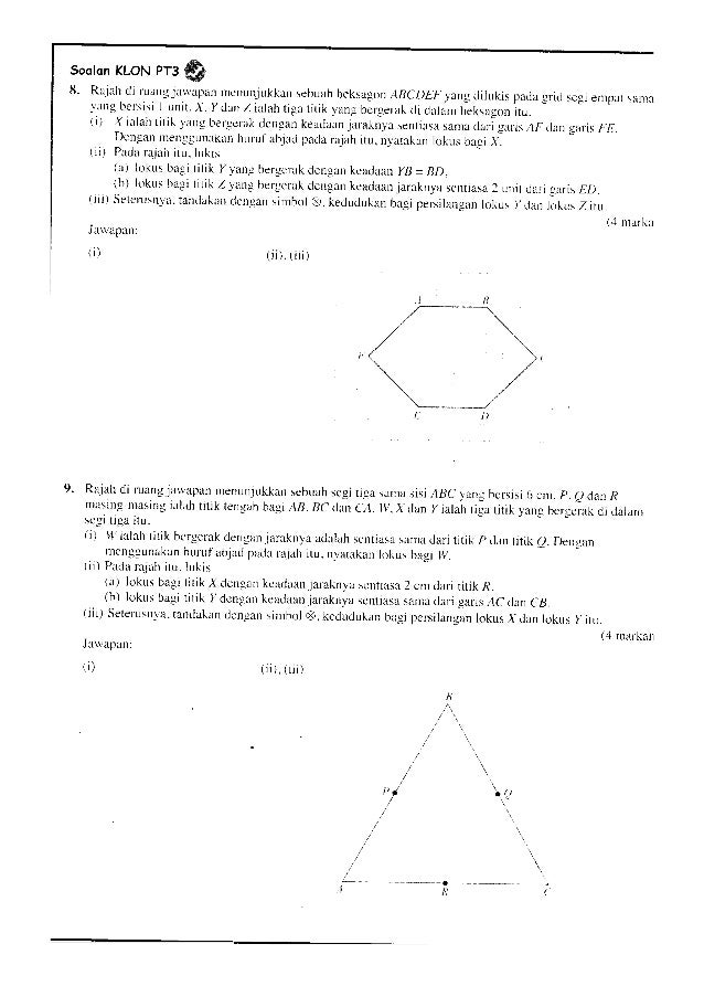 Jawapan Soalan Buku Teks Matematik Tingkatan 4 - Dernier j