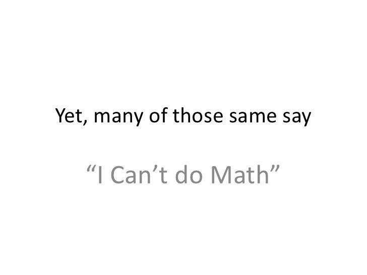 math slide