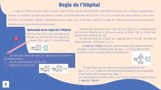 Aplicación de la derivada