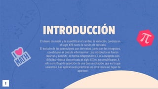 Aplicación de la derivada