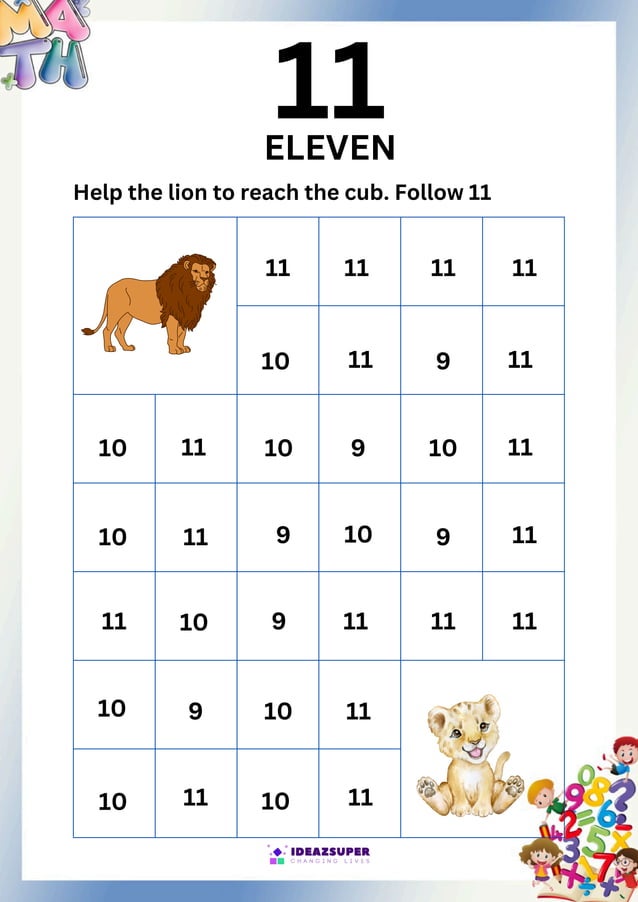Number Identify One Maths My Numbers (1-20) Free Preschool Worksheets for Number ...