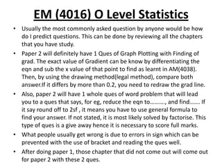 Maths notes for 4038 and 4016 paper