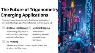 maths presentation on applications of trigonometrt | PPTX