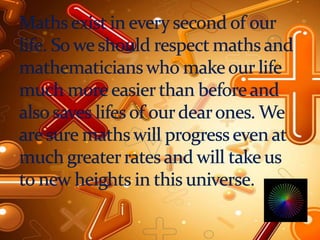 MatheMatics and Modern World