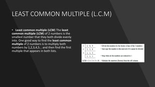 THE NUMBER SYSTEM | PPTX