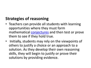 Learning Conjecture MATHEMATICAL PROCESSES | PPTX