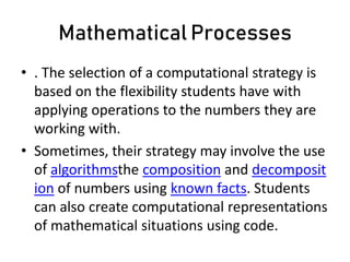 MATHEMATICAL PROCESSES | PPTX