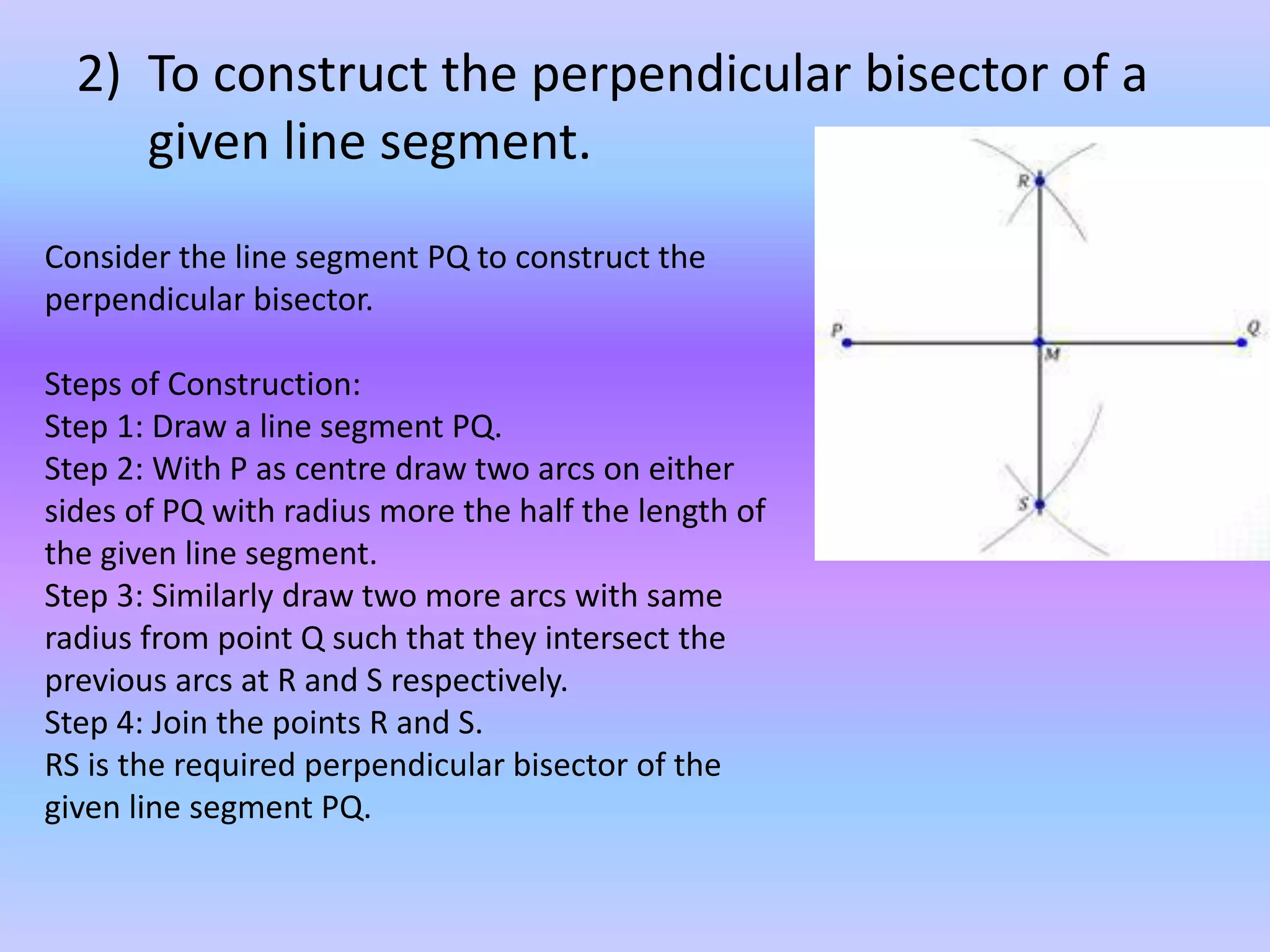 Construction of maths class 9th | PPTX