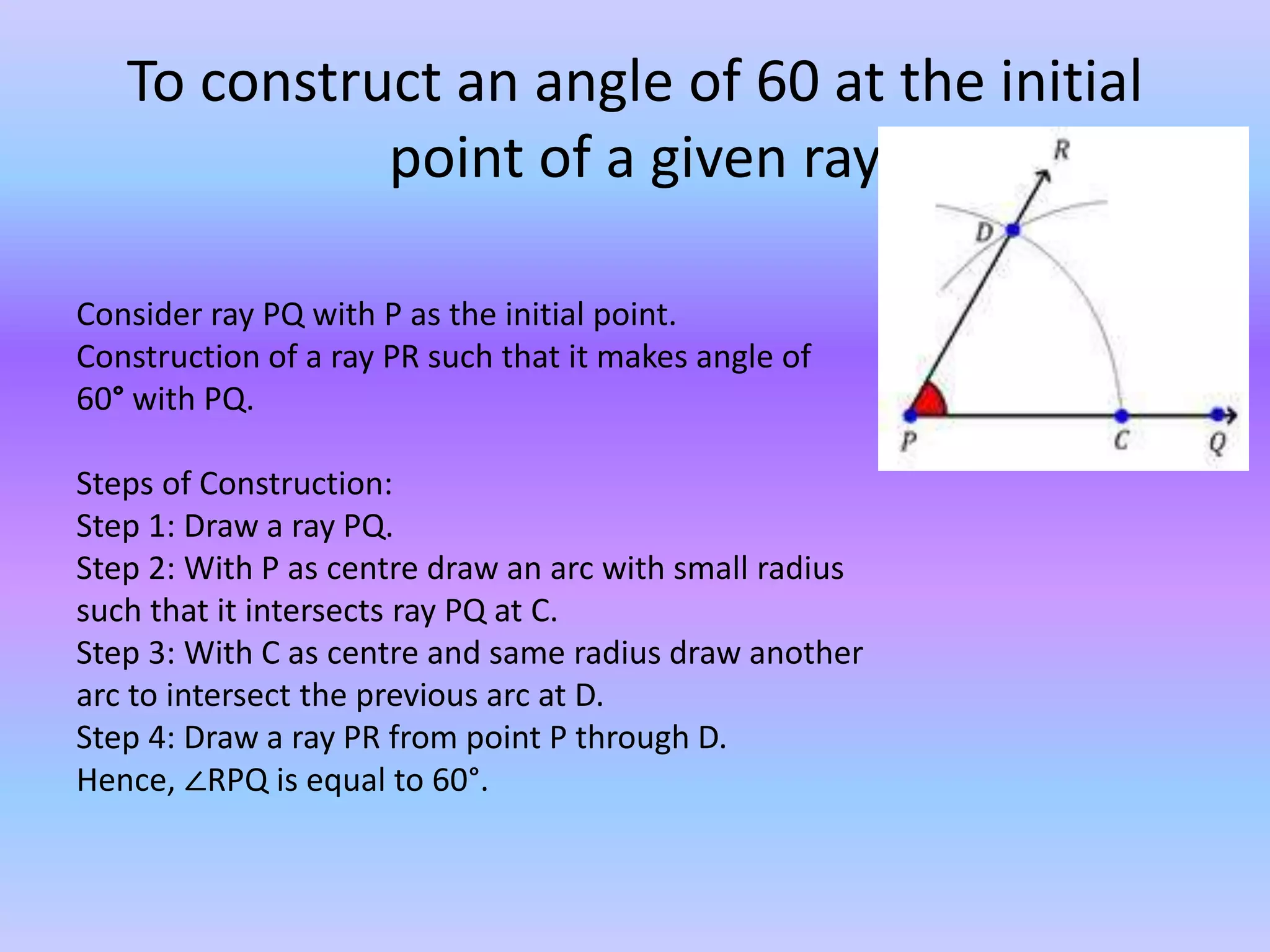 Construction of maths class 9th | PPTX