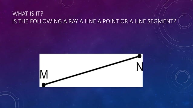 Maths ppt line, line segment, point and ray (1) | PPSX