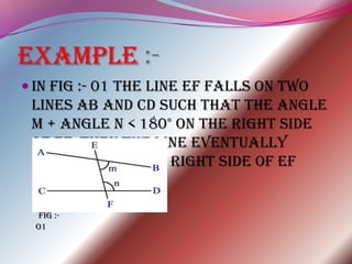 Mathematics Euclid's Geometry - My School PPT Project | PPTX