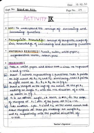 Maths practical file (class 12) | PDF
