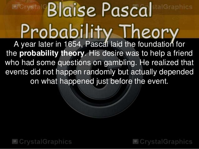 Blasie Pascal Contributions to Mathematics
