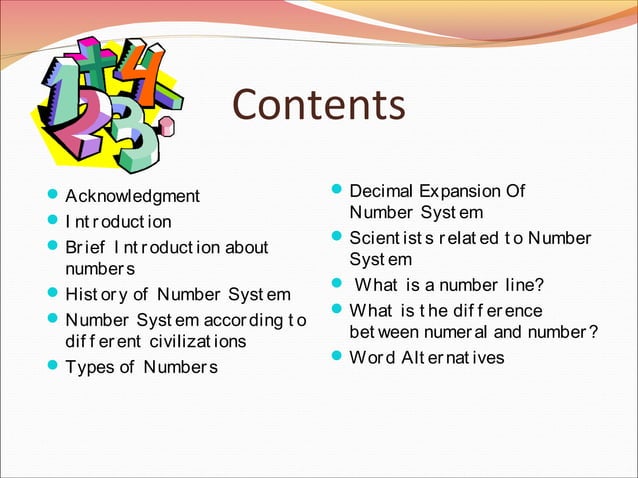 number system ppt | PPT