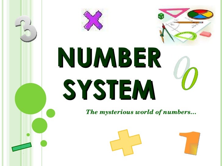 presentation of number system