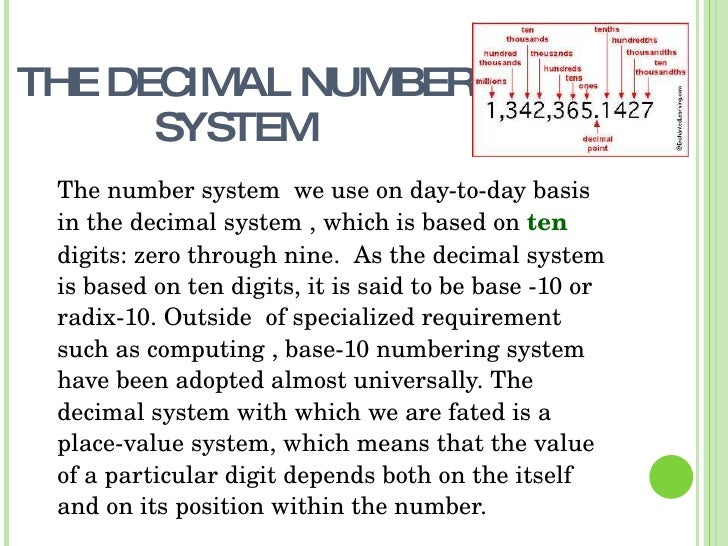 Essay number system