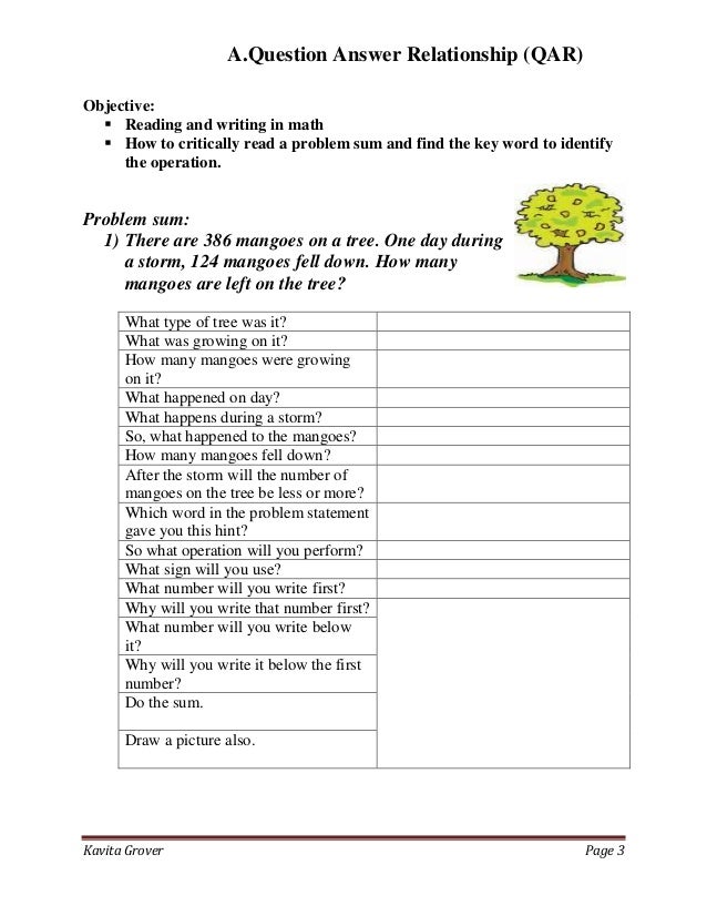 problem solving questions and answers