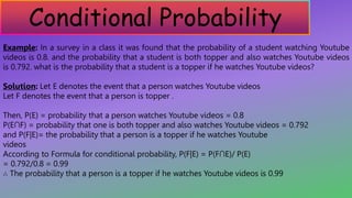 Maths Class 12 Probability Project Presentation