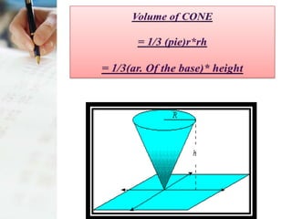 Surface Area & Volumes