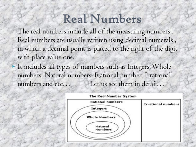 number system school ppt ninth class