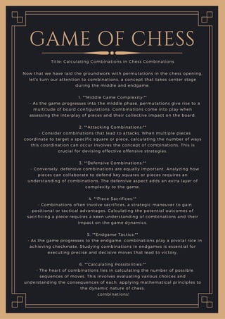 Maths project on permutations and combinations class 11