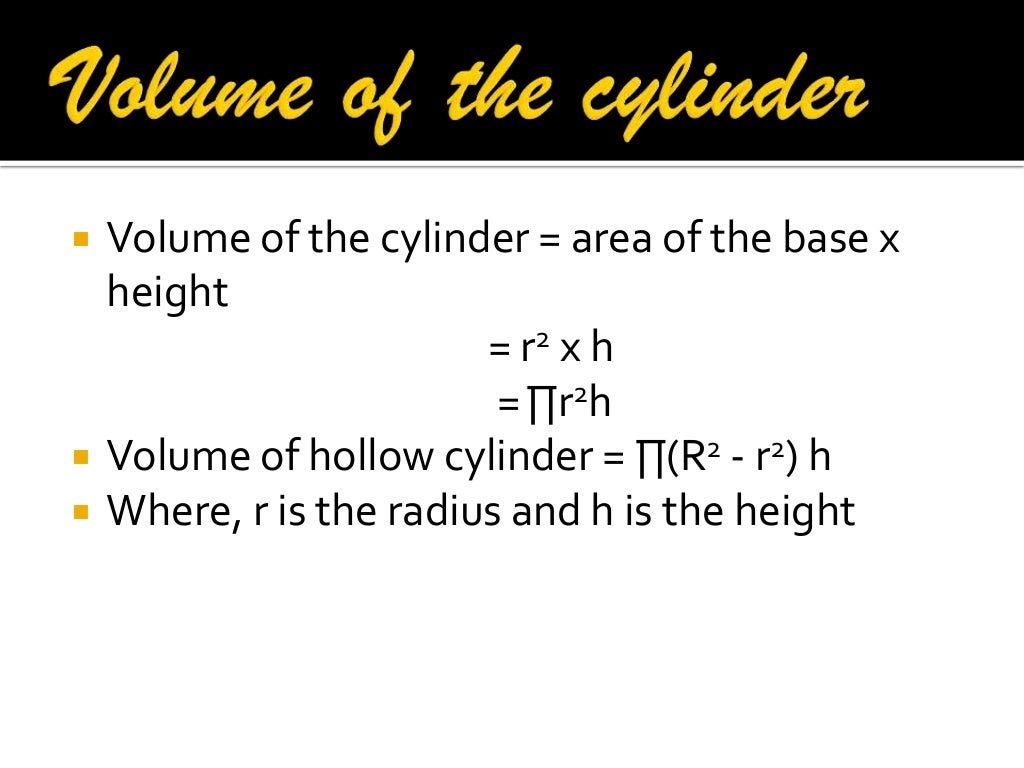 surface area and volume ppt