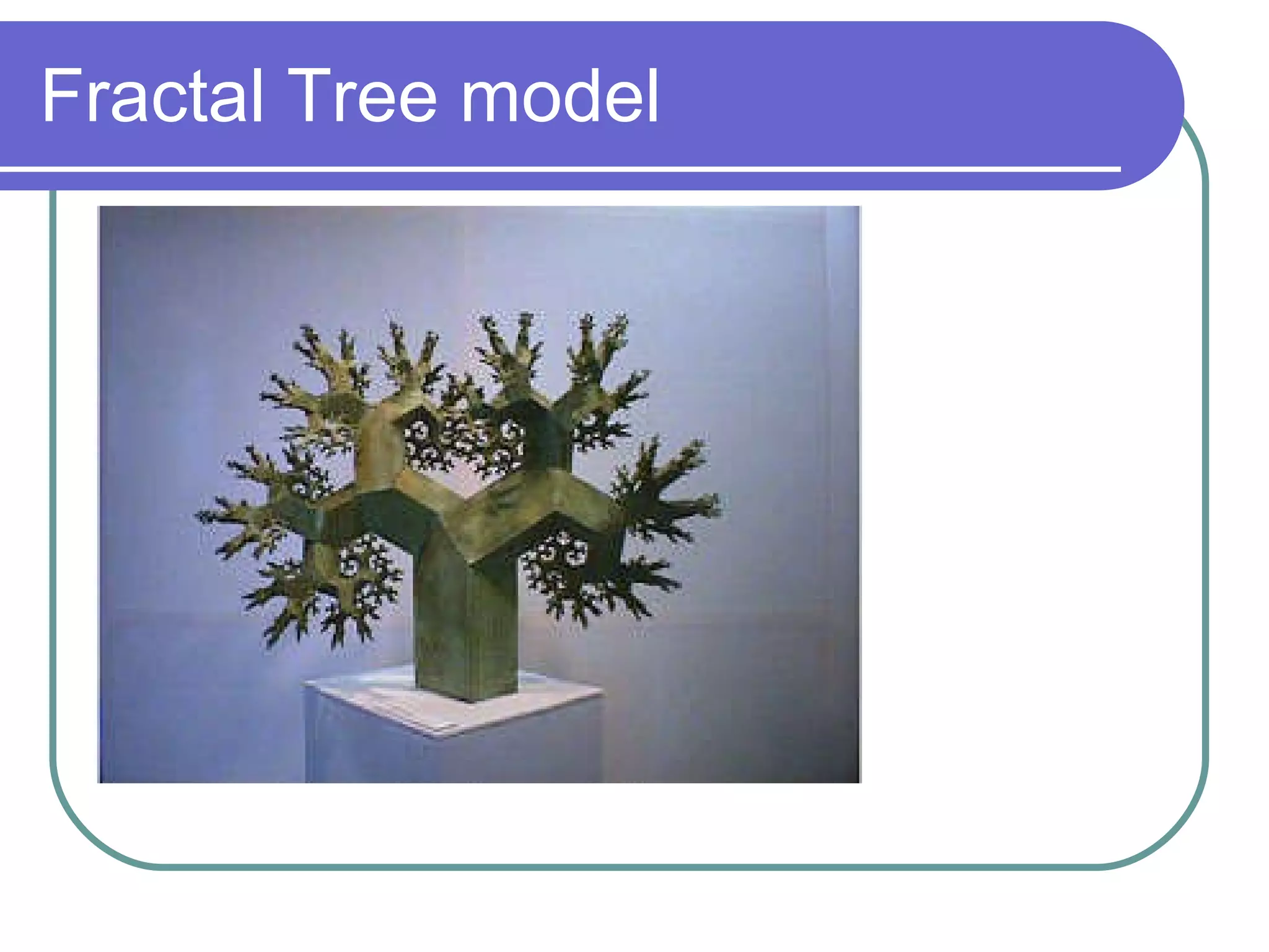 Fractal Tree model 