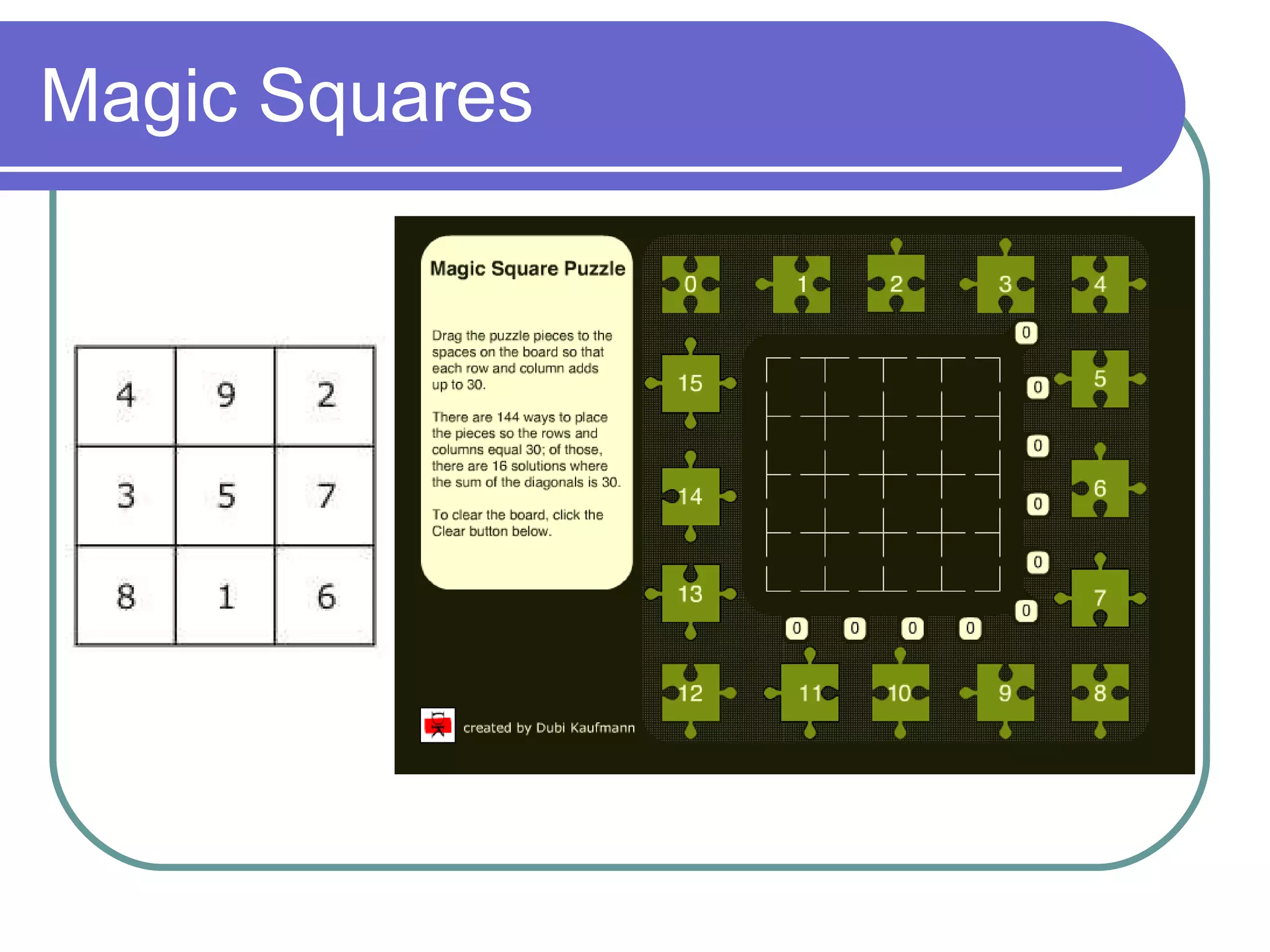 Magic Squares 