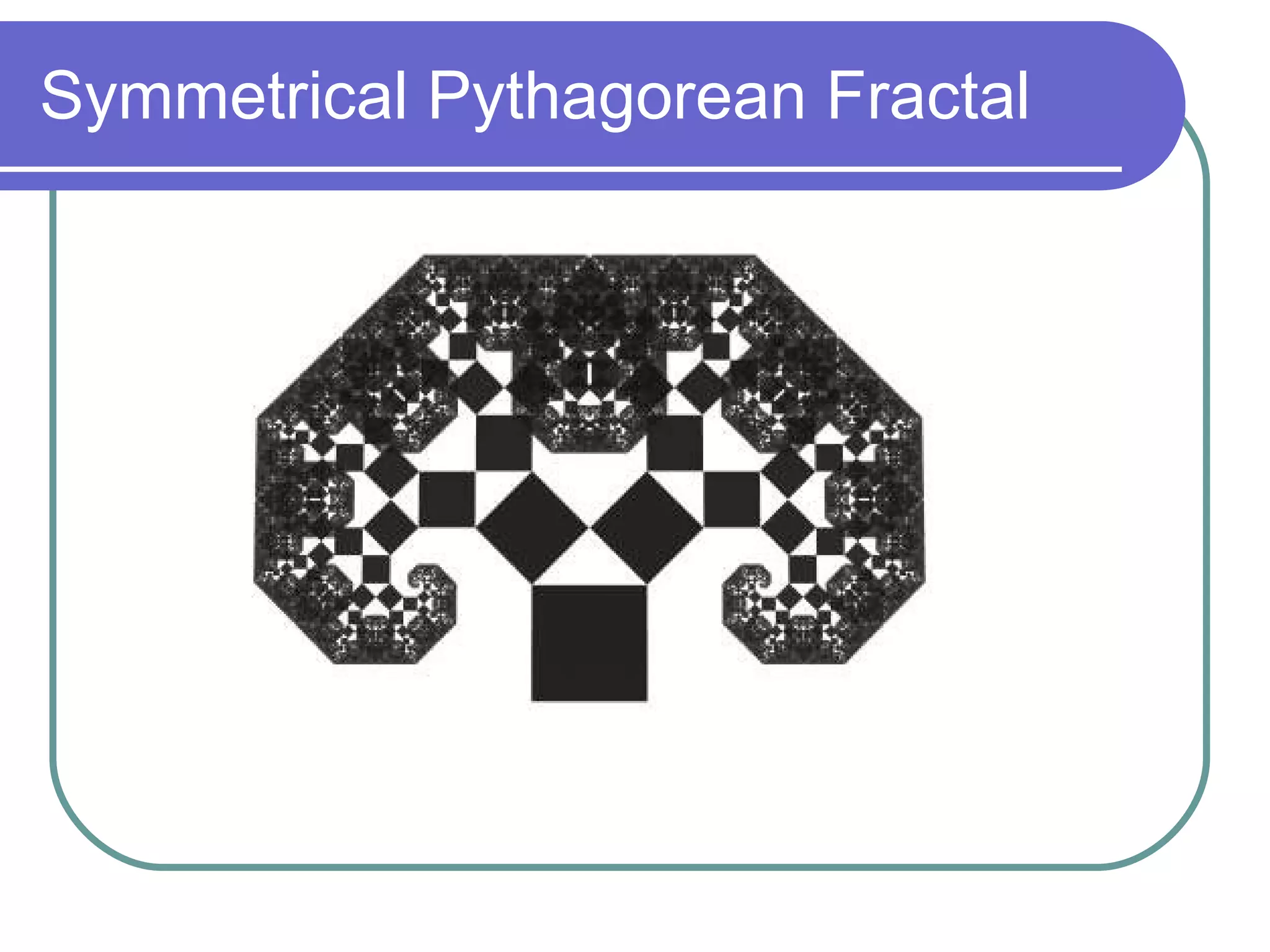 Symmetrical Pythagorean Fractal 
