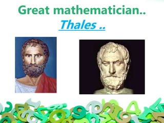 Thales - Biography, Facts and Pictures