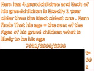 Maths puzzles