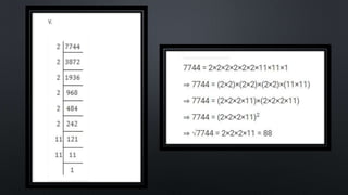 SQUARES AND SQUARE ROOT Class 8 chapter 6 exercise  6.3