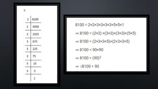 SQUARES AND SQUARE ROOT Class 8 chapter 6 exercise  6.3