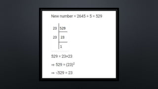 SQUARES AND SQUARE ROOT Class 8 chapter 6 exercise  6.3