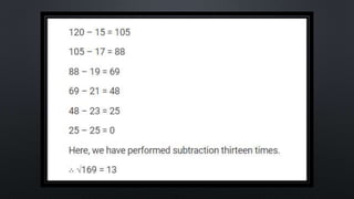 SQUARES AND SQUARE ROOT Class 8 chapter 6 exercise  6.3