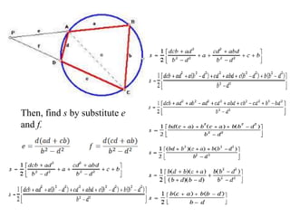 Then, find s by substitute e
and f.
 