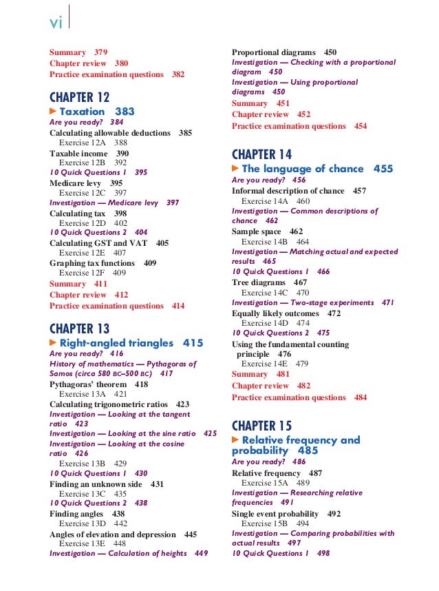 maths quest 11 general mathematics pdf exercises