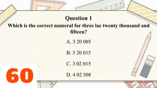 Maths Quiz Class 4 Pptx Maths Quiz Class 4 Pptx