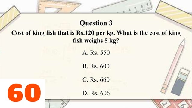 Maths Quiz Class 4 Pptx Maths Quiz Class 4 Pptx