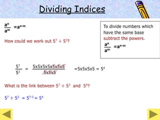 Dividing Indices
 