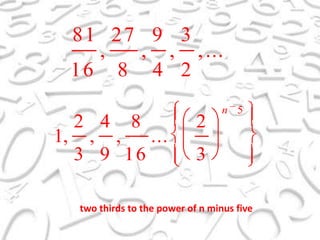 twothirdstothepowerof n minusfive